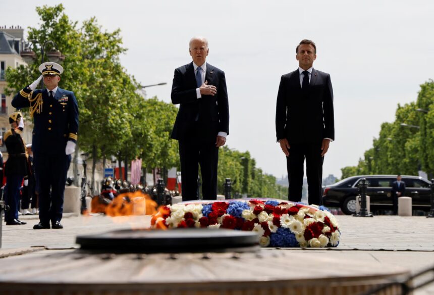 Biden ve Macron resmi ziyaret sırasında Orta Doğu ve Ukrayna’yı görüştü